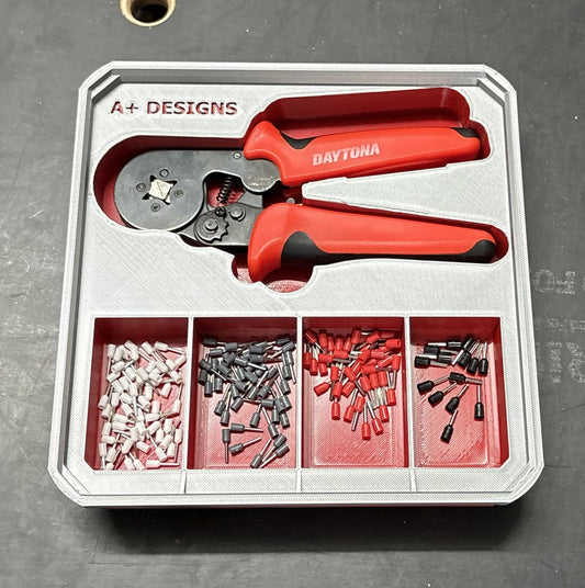 Ferrule Packout Bin with Crimper storage