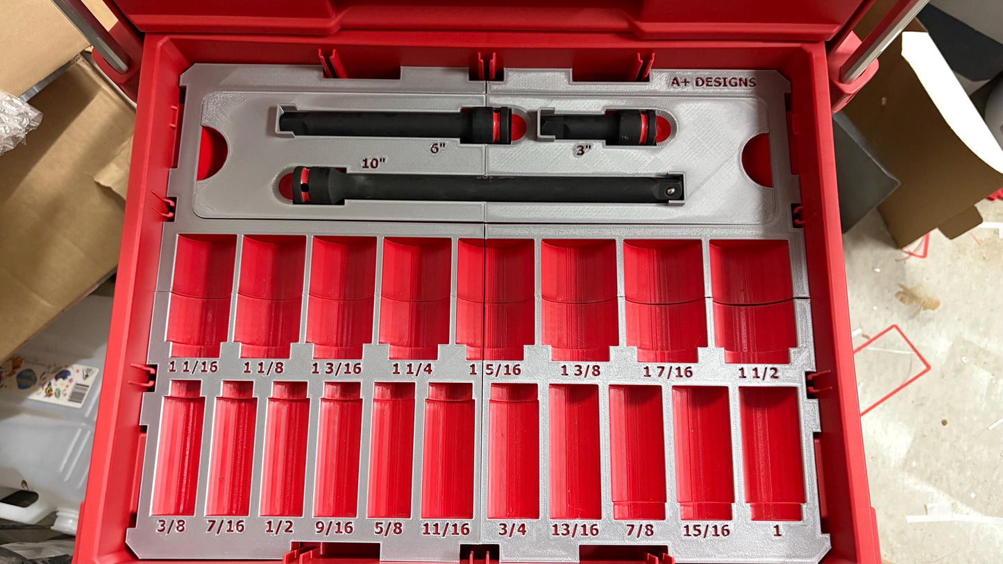 STL*** Milwaukee Deep impact set 49-66-7012 drawer storage for Packout Digital Download