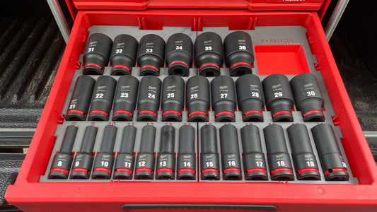 3D Printed drawer insert for the Deep Metric socket set 49-66-7015