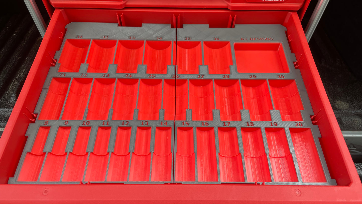 3D Printed drawer insert for the Deep Metric socket set 49-66-7015
