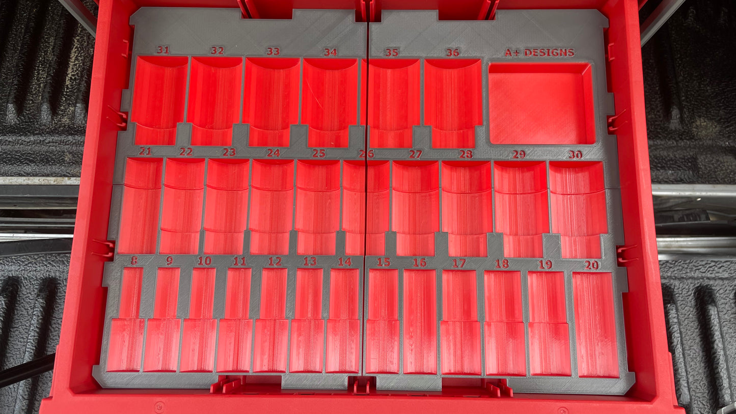 3D Printed drawer insert for the Deep Metric socket set 49-66-7015