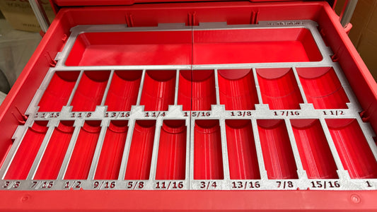 3D Printed drawer insert for the Deep Imperial socket set 49-66-7012