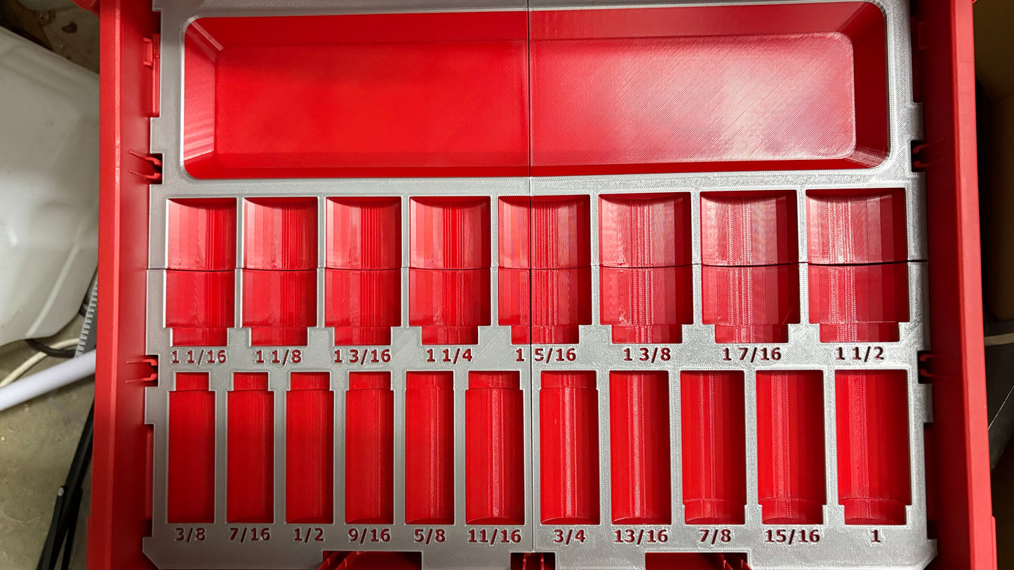 3D Printed drawer insert for the Deep Imperial socket set 49-66-7012