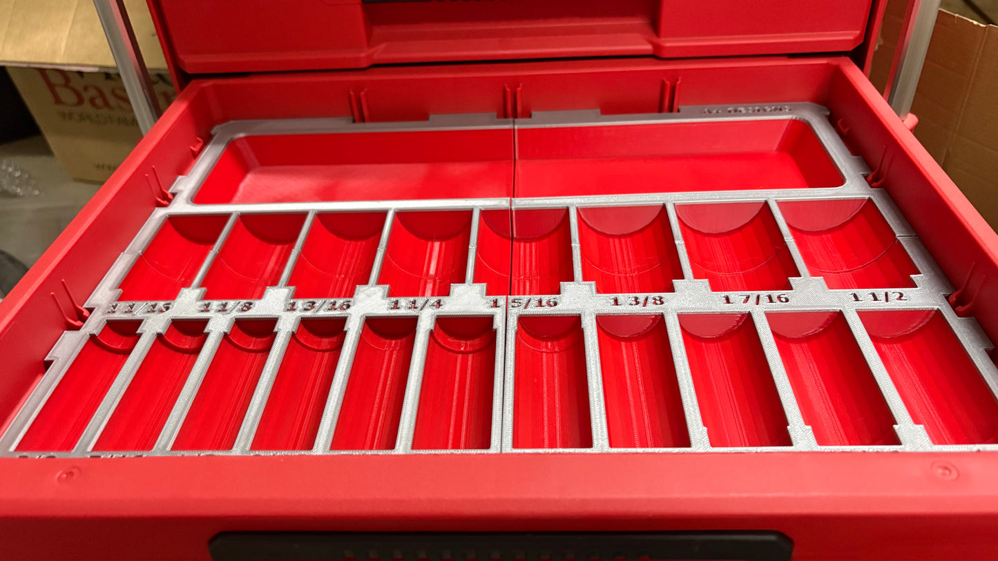 3D Printed drawer insert for the Deep Imperial socket set 49-66-7012