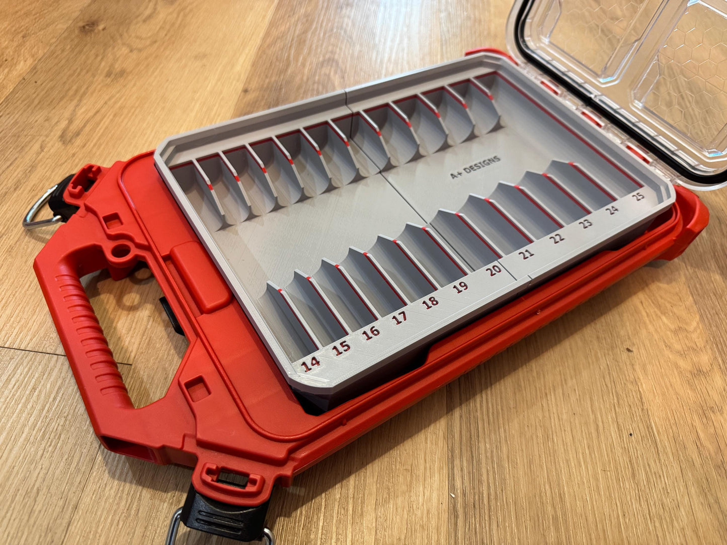 Milwaukee Packout Full size Slim Bin for Reduced shank Metric Drill bits
