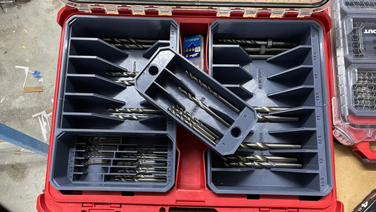Milwaukee Packout Deep organiser Drill Bit holder for 48228435 or 48228430