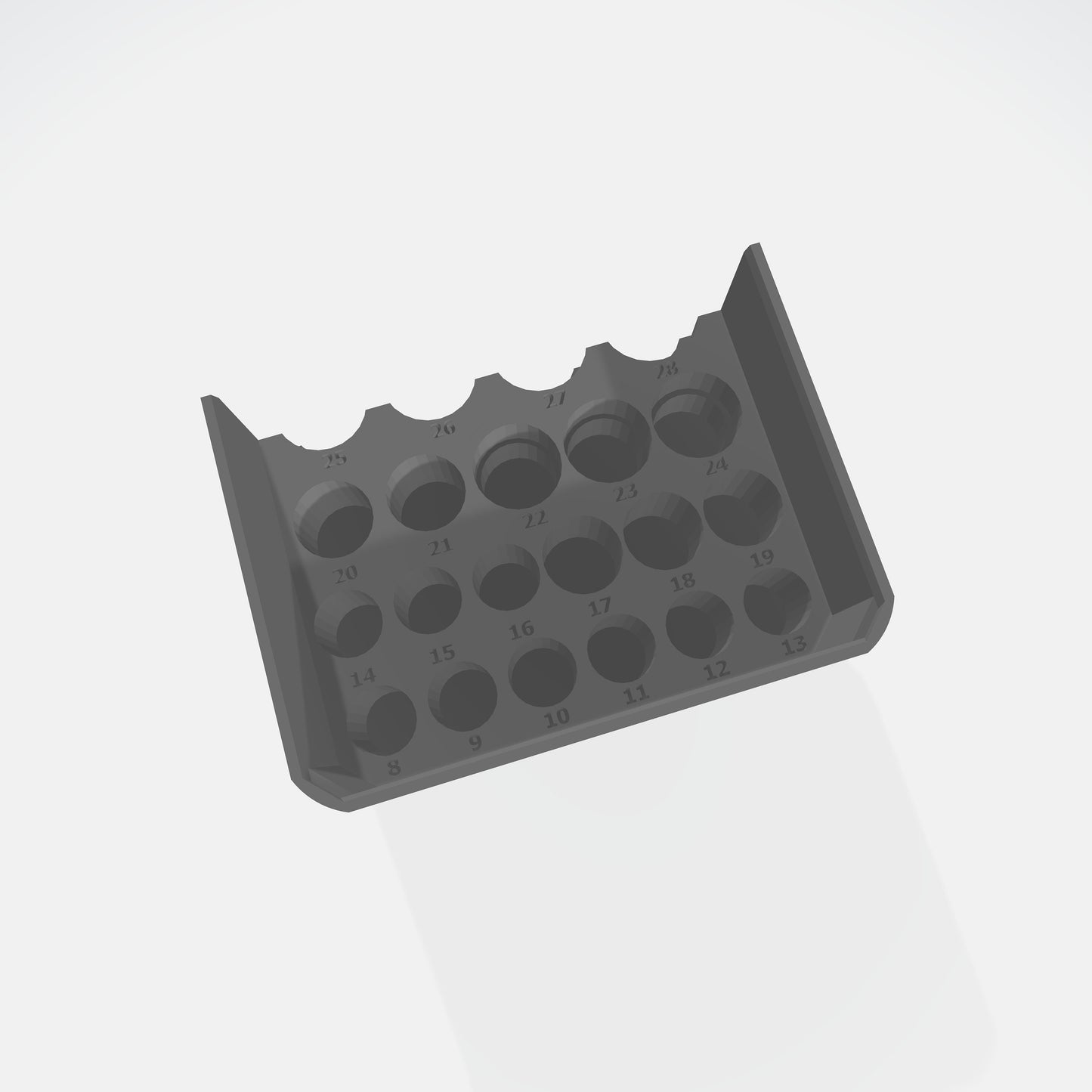 STL*** Milwaukee Packout Full size Deep Impact Socket storage bin 49-66-7015 **DOWNLOAD ONLY***