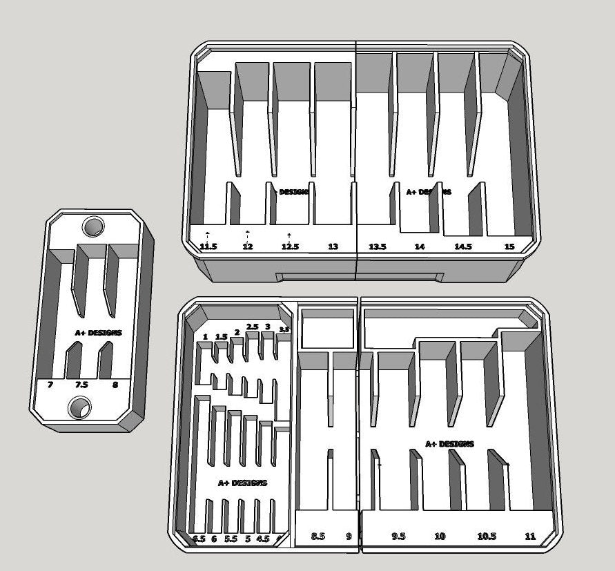 STL***Milwaukee Packout Deep organiser Metric Drill Bit holder for 48228435 or 48228430**DIGITAL DOWNLOAD
