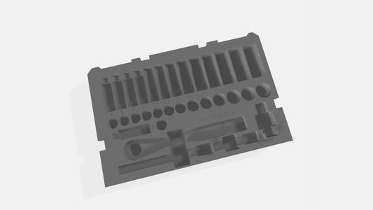 STL*** Metric 3/8 Socket set 48-22-9508 3 drawer system***DIGITAL Download Only