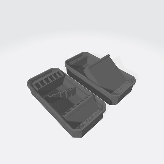 DIGITAL DOWNLOAD STL**** Metric flip up drill bit holders for Milwaukee slim packouts