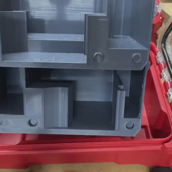 Milwaukee Packout Full size Bin for Stubby Impact FIW2F12 / FIW2P12 (2855-20 / 2885P-20) And / Or Metric Deep Impact socket set 49667054