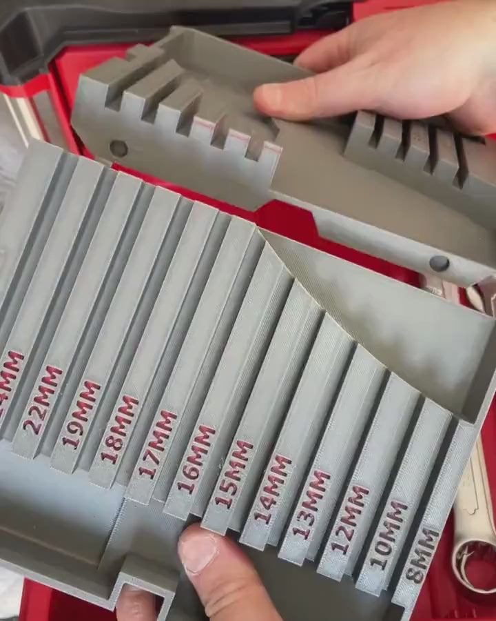 STL*** Metric Spanner divider for the 4 Drawer Milwaukee Packout***DIGITAL download ONLY
