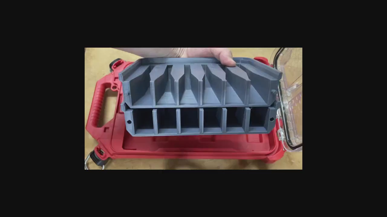 STL*** Milwaukee Packout Slim Bin Chisel set STL DOWNLOAD***