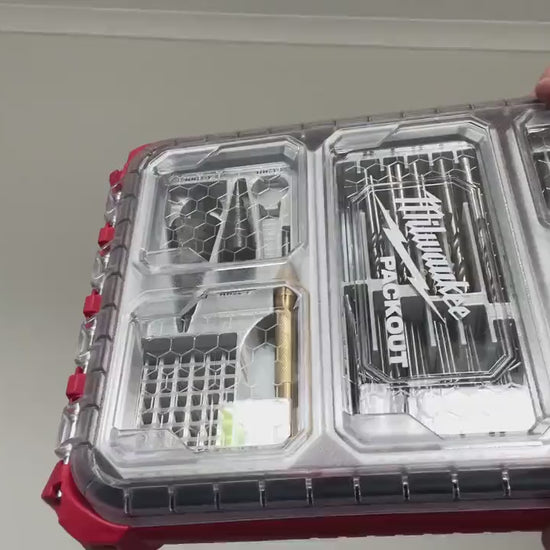 Milwaukee Packout Slim Bin Step bit holder