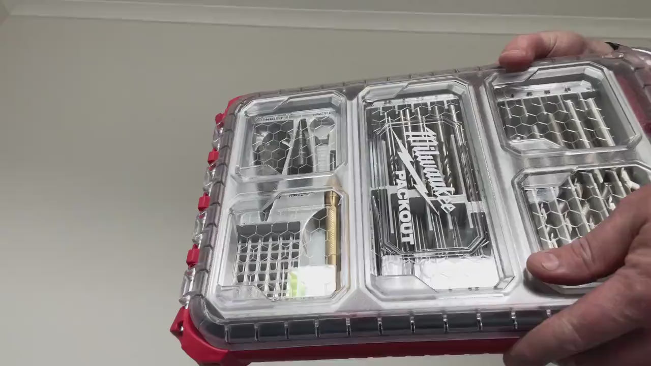 Milwaukee Packout Slim Bin Step bit holder