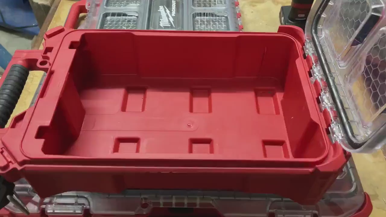STL***Milwaukee Packout Deep organiser Imperial / Fraction Drill Bit holder for 48228435 or 48228430**DIGITAL DOWNLOAD