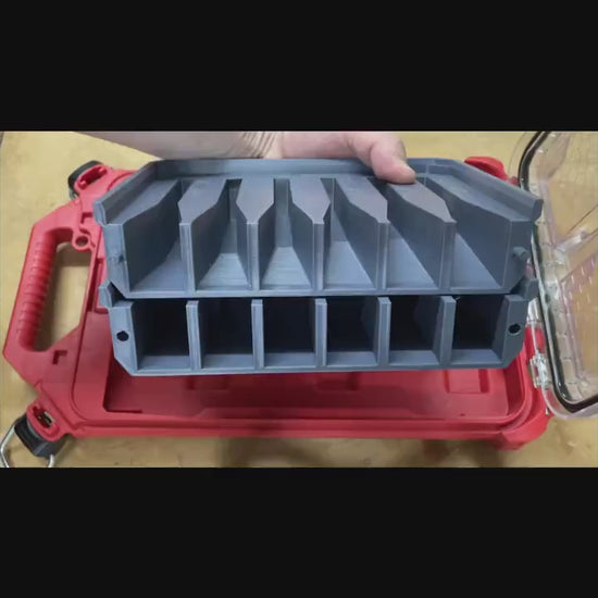 Milwaukee Packout Full size Slim Bin for chisel Set storage